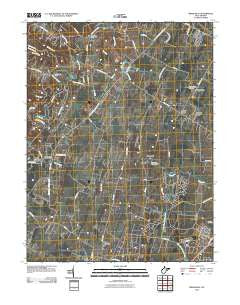 Middleway West Virginia Historical topographic map, 1:24000 scale, 7.5 X 7.5 Minute, Year 2010