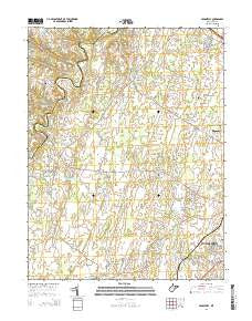 Middleway West Virginia Historical topographic map, 1:24000 scale, 7.5 X 7.5 Minute, Year 2014