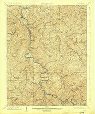 Midkiff West Virginia Historical topographic map, 1:62500 scale, 15 X 15 Minute, Year 1909