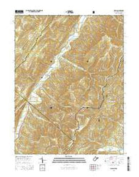 Milam West Virginia Historical topographic map, 1:24000 scale, 7.5 X 7.5 Minute, Year 2014