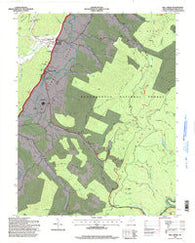 Mill Creek West Virginia Historical topographic map, 1:24000 scale, 7.5 X 7.5 Minute, Year 1995