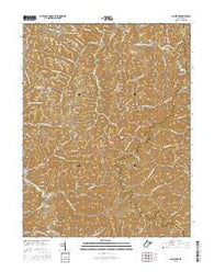 Millstone West Virginia Current topographic map, 1:24000 scale, 7.5 X 7.5 Minute, Year 2016