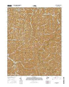 Millstone West Virginia Current topographic map, 1:24000 scale, 7.5 X 7.5 Minute, Year 2016
