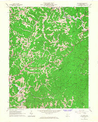 Millstone West Virginia Historical topographic map, 1:24000 scale, 7.5 X 7.5 Minute, Year 1965