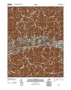 Milton West Virginia Historical topographic map, 1:24000 scale, 7.5 X 7.5 Minute, Year 2011