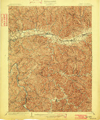 Milton West Virginia Historical topographic map, 1:62500 scale, 15 X 15 Minute, Year 1902