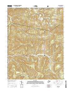 Mingo West Virginia Current topographic map, 1:24000 scale, 7.5 X 7.5 Minute, Year 2016