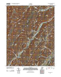 Moatstown West Virginia Historical topographic map, 1:24000 scale, 7.5 X 7.5 Minute, Year 2011