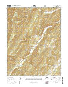 Moatstown West Virginia Historical topographic map, 1:24000 scale, 7.5 X 7.5 Minute, Year 2014