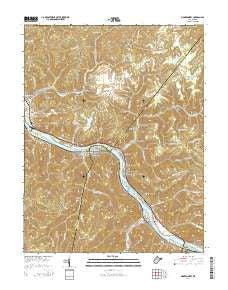 Montgomery West Virginia Historical topographic map, 1:24000 scale, 7.5 X 7.5 Minute, Year 2014