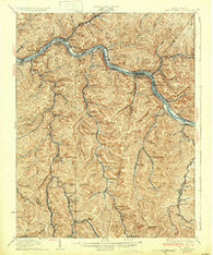 Montgomery West Virginia Historical topographic map, 1:62500 scale, 15 X 15 Minute, Year 1931