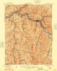 Montgomery West Virginia Historical topographic map, 1:62500 scale, 15 X 15 Minute, Year 1931