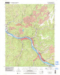 Montgomery West Virginia Historical topographic map, 1:24000 scale, 7.5 X 7.5 Minute, Year 1996