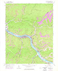 Montgomery West Virginia Historical topographic map, 1:24000 scale, 7.5 X 7.5 Minute, Year 1965