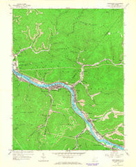 Montgomery West Virginia Historical topographic map, 1:24000 scale, 7.5 X 7.5 Minute, Year 1965