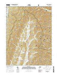 Montrose West Virginia Current topographic map, 1:24000 scale, 7.5 X 7.5 Minute, Year 2016