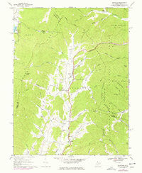 Montrose West Virginia Historical topographic map, 1:24000 scale, 7.5 X 7.5 Minute, Year 1969