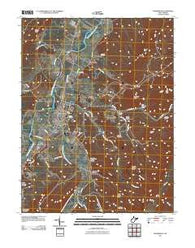 Moorefield West Virginia Historical topographic map, 1:24000 scale, 7.5 X 7.5 Minute, Year 2011