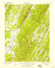 Moorefield West Virginia Historical topographic map, 1:62500 scale, 15 X 15 Minute, Year 1920