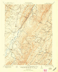 Moorefield West Virginia Historical topographic map, 1:62500 scale, 15 X 15 Minute, Year 1922