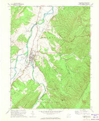 Moorefield West Virginia Historical topographic map, 1:24000 scale, 7.5 X 7.5 Minute, Year 1970