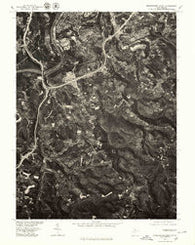 Morgantown South West Virginia Historical topographic map, 1:24000 scale, 7.5 X 7.5 Minute, Year 1976
