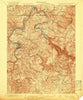 Morgantown West Virginia Historical topographic map, 1:62500 scale, 15 X 15 Minute, Year 1902