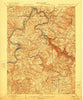 Morgantown West Virginia Historical topographic map, 1:62500 scale, 15 X 15 Minute, Year 1902