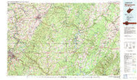 Morgantown West Virginia Historical topographic map, 1:100000 scale, 30 X 60 Minute, Year 1979