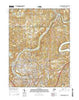 Morgantown North West Virginia Historical topographic map, 1:24000 scale, 7.5 X 7.5 Minute, Year 2014