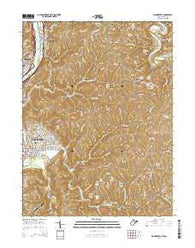 Moundsville West Virginia Historical topographic map, 1:24000 scale, 7.5 X 7.5 Minute, Year 2014