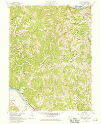Mount Alto West Virginia Historical topographic map, 1:24000 scale, 7.5 X 7.5 Minute, Year 1958