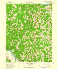 Mount Alto West Virginia Historical topographic map, 1:24000 scale, 7.5 X 7.5 Minute, Year 1958