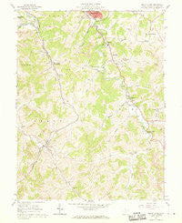 Mount Clare West Virginia Historical topographic map, 1:24000 scale, 7.5 X 7.5 Minute, Year 1961