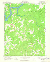 Mount Nebo West Virginia Historical topographic map, 1:24000 scale, 7.5 X 7.5 Minute, Year 1969