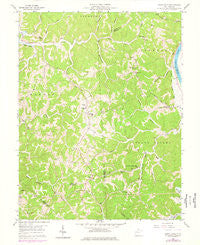 Mount Olive West Virginia Historical topographic map, 1:24000 scale, 7.5 X 7.5 Minute, Year 1958