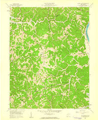 Mount Olive West Virginia Historical topographic map, 1:24000 scale, 7.5 X 7.5 Minute, Year 1958