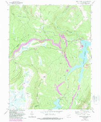 Mount Storm Lake West Virginia Historical topographic map, 1:24000 scale, 7.5 X 7.5 Minute, Year 1967