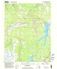 Mount Storm Lake West Virginia Historical topographic map, 1:24000 scale, 7.5 X 7.5 Minute, Year 1997