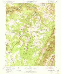 Mount Storm West Virginia Historical topographic map, 1:24000 scale, 7.5 X 7.5 Minute, Year 1949