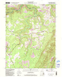 Mount Storm West Virginia Historical topographic map, 1:24000 scale, 7.5 X 7.5 Minute, Year 1997