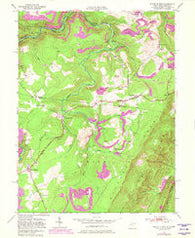 Mount Storm West Virginia Historical topographic map, 1:24000 scale, 7.5 X 7.5 Minute, Year 1949