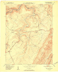 Mount Storm West Virginia Historical topographic map, 1:24000 scale, 7.5 X 7.5 Minute, Year 1951