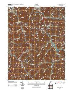 Mount Clare West Virginia Historical topographic map, 1:24000 scale, 7.5 X 7.5 Minute, Year 2011