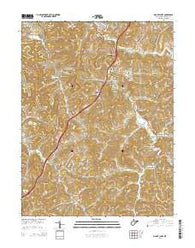 Mount Clare West Virginia Historical topographic map, 1:24000 scale, 7.5 X 7.5 Minute, Year 2014