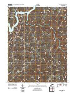 Mount Nebo West Virginia Historical topographic map, 1:24000 scale, 7.5 X 7.5 Minute, Year 2011