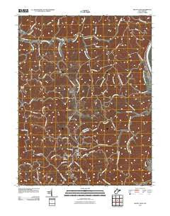Mount Olive West Virginia Historical topographic map, 1:24000 scale, 7.5 X 7.5 Minute, Year 2011