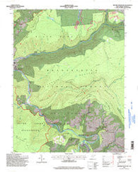 Mozark Mountain West Virginia Historical topographic map, 1:24000 scale, 7.5 X 7.5 Minute, Year 1995