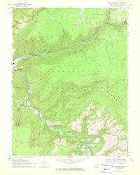 Mozark Mountain West Virginia Historical topographic map, 1:24000 scale, 7.5 X 7.5 Minute, Year 1968