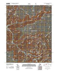 Mozark Mountain West Virginia Historical topographic map, 1:24000 scale, 7.5 X 7.5 Minute, Year 2011